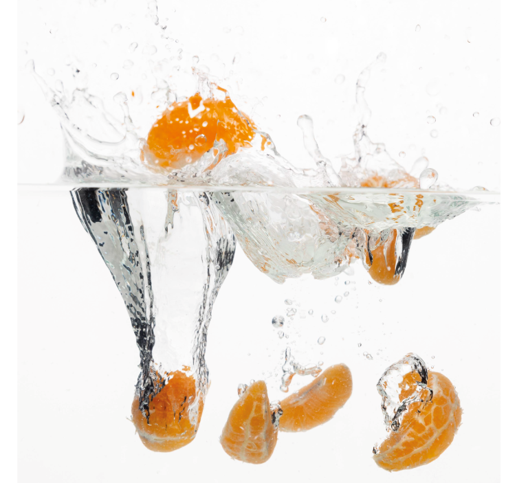 Frukter i vatten Rullgardin kök - Tenstickers