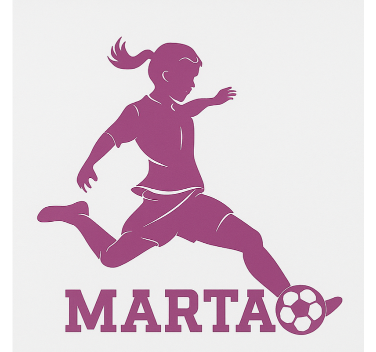 Flicka fotbollsspelare Rrullgardin barn - Tenstickers