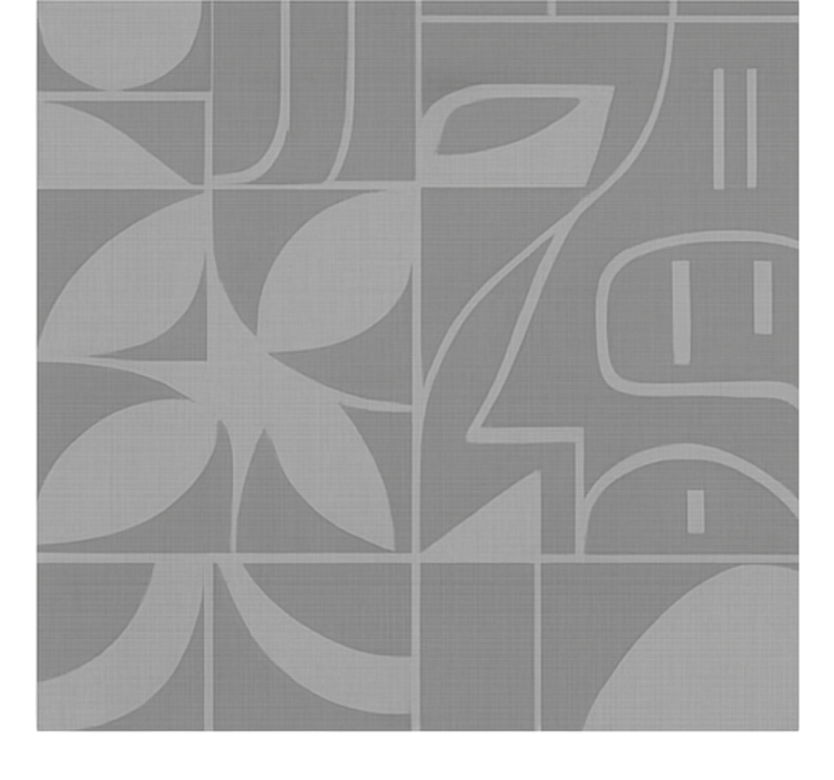 Abstrakt modernt mönster Rullgardin grå - Tenstickers