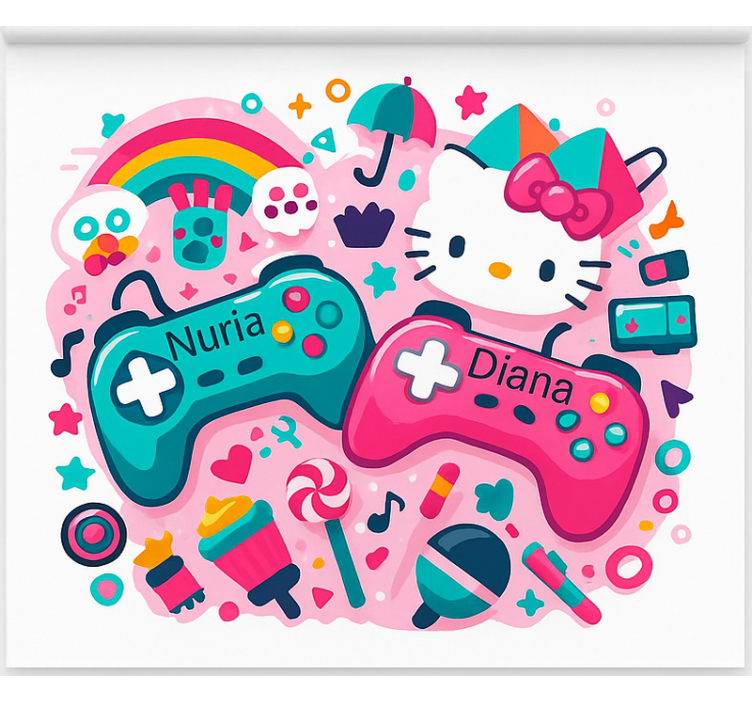 Anpassade kattkontroller Rullgardin nörd - Tenstickers