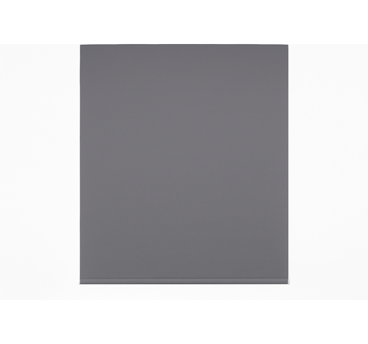 Rektangulär granitgrå Rullgardin matsal - Tenstickers