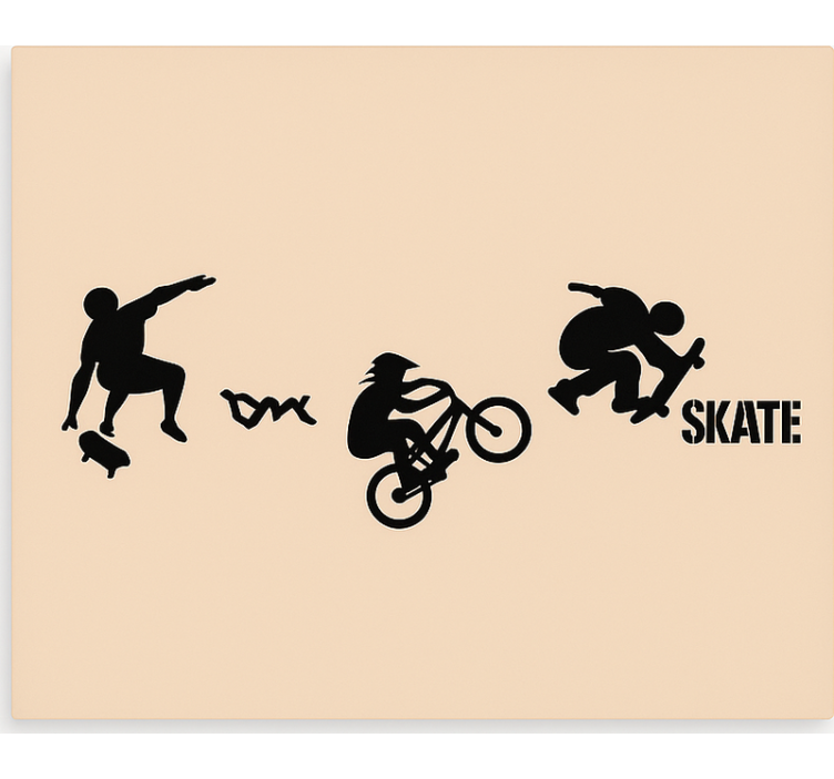 Skate bmx sport Rullgardin tonåringar - Tenstickers