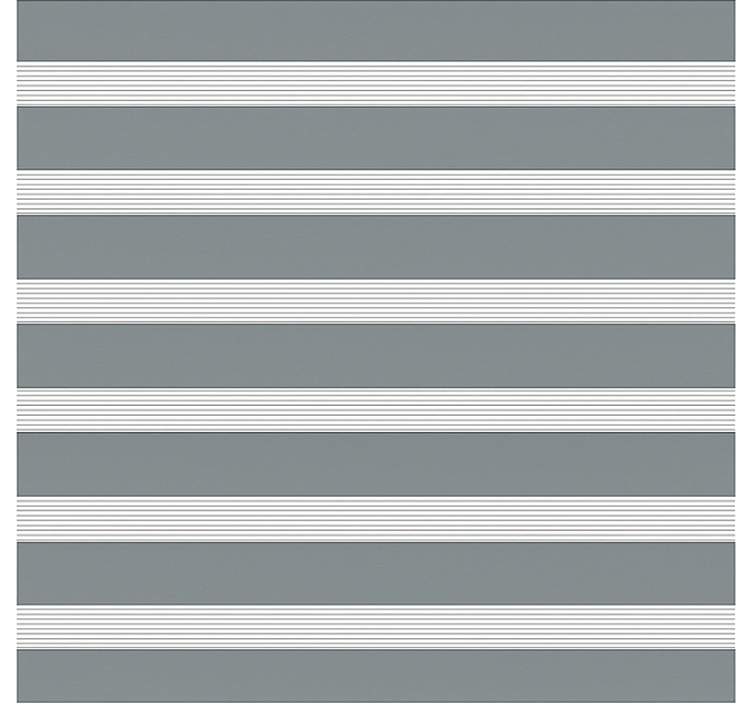 Grått randigt mönster Rullgardin matsal - Tenstickers