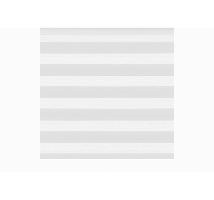 Genomskinliga vita ränder Rullgardin matsal - Tenstickers