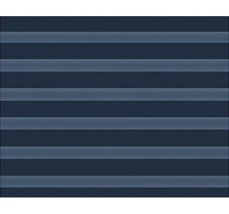 Marinblå midnattsblå ränder rullgardin för matsal - Tenstickers