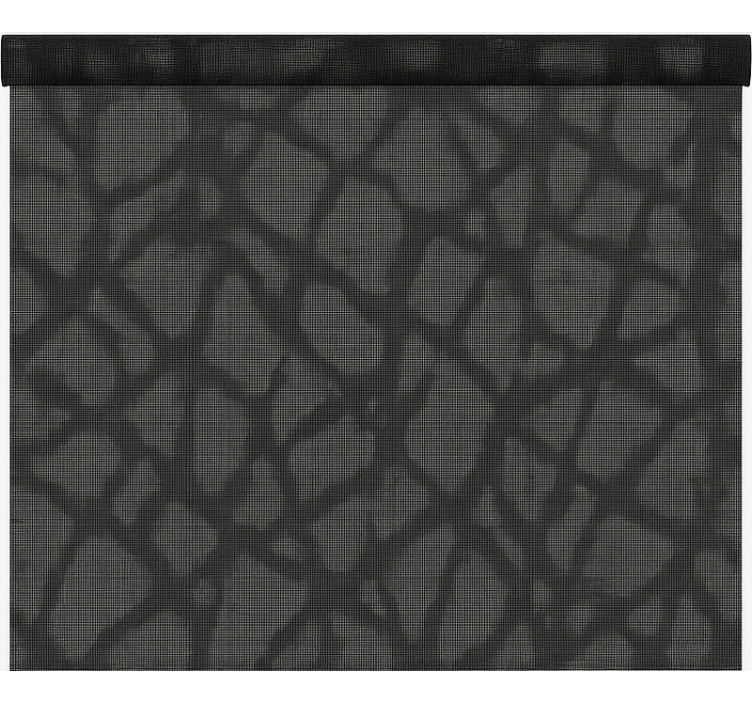 Rullgardin kontor genomskinlig svart/grå - Tenstickers