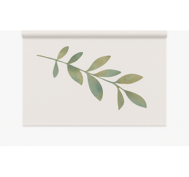 Rullgardin kontor stora blad - Tenstickers