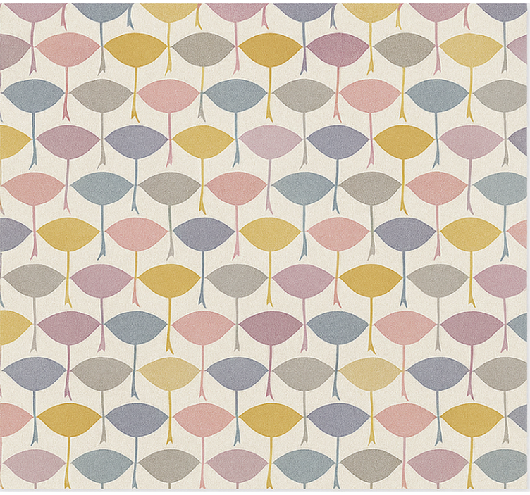 Rullgardin skandinavisk färgglada kolibrier - Tenstickers