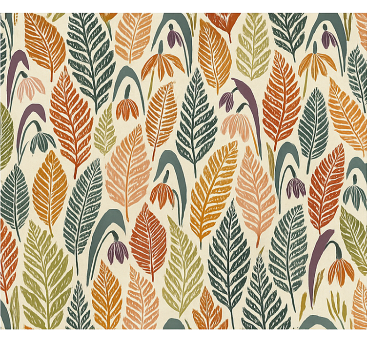 Rullgardin skandinavisk flerfärgade snödroppar - Tenstickers