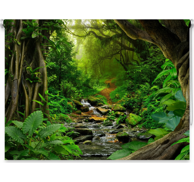 Rullgardin träd tropisk skogsoas - Tenstickers