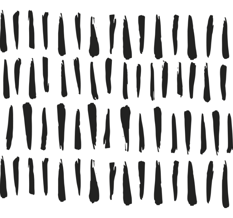 Rullgardin badrum eleganta svarta ränder - Tenstickers