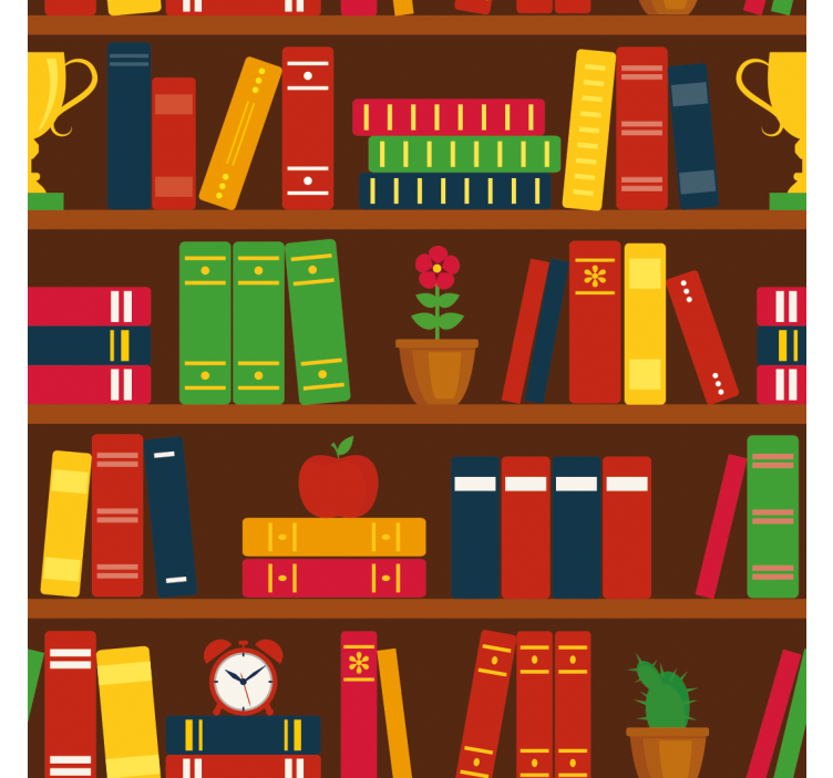 Rullgardin hemmakontor hembibliotek - Tenstickers