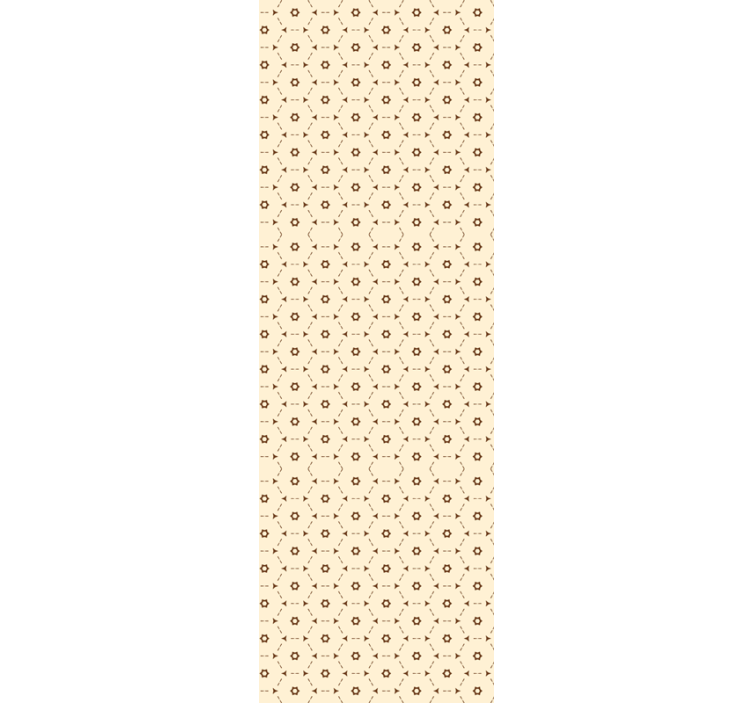 Abstrakt hexagonmönster rullgardin hemmakontor - Tenstickers