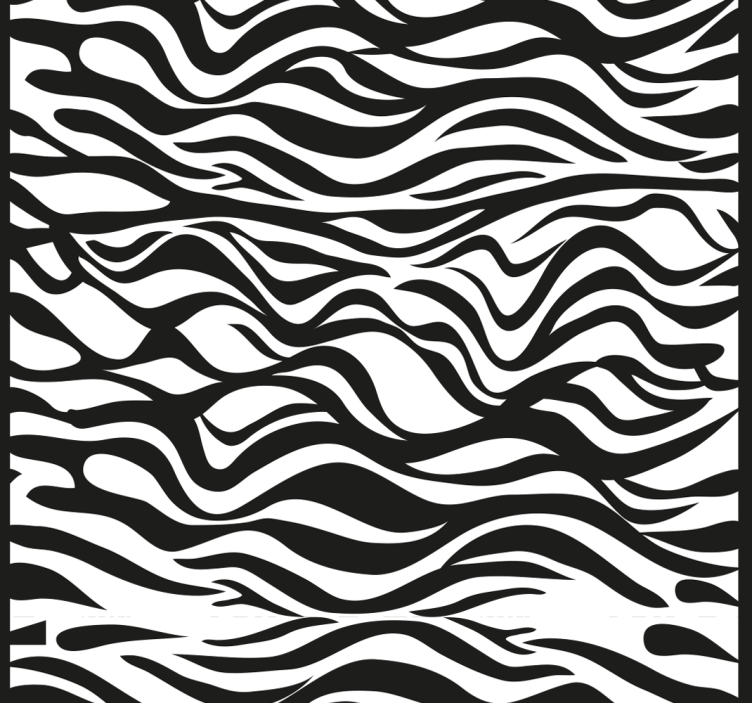 Rullgardin hemmakkontor zebra randigt mönster - Tenstickers