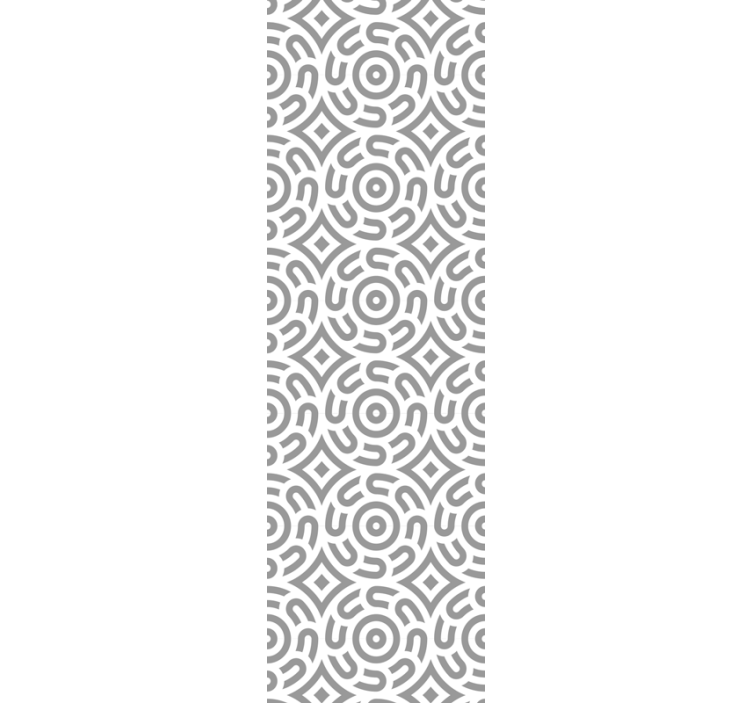 Rullgardin för matsal geometriska spiraler - Tenstickers