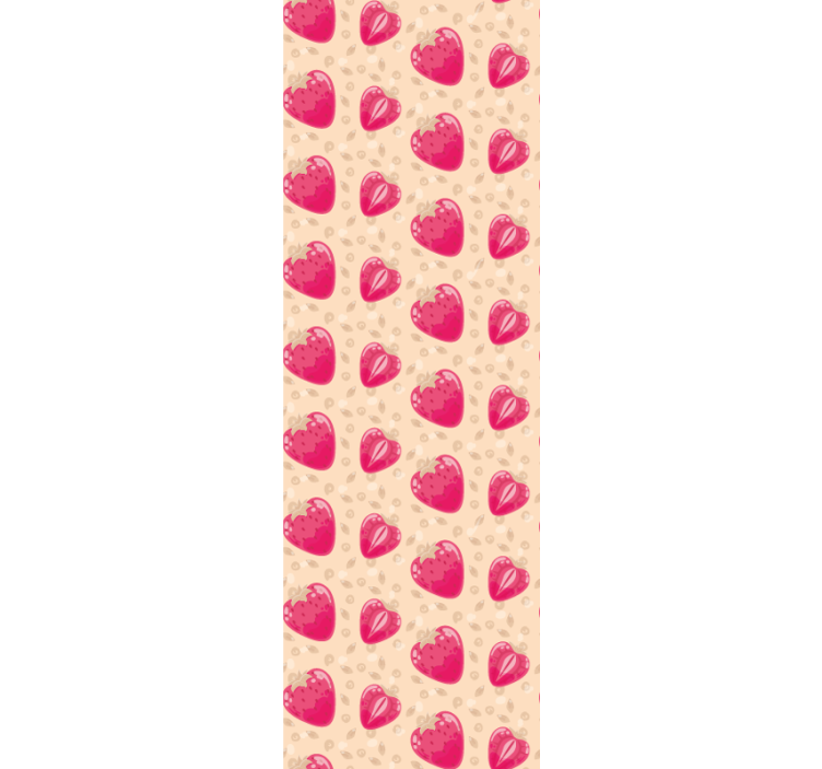 Rullgardin kök hjärtan mönster - Tenstickers