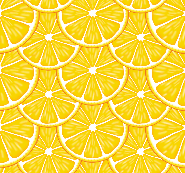 Rullgardin kök citrusmotiv - Tenstickers