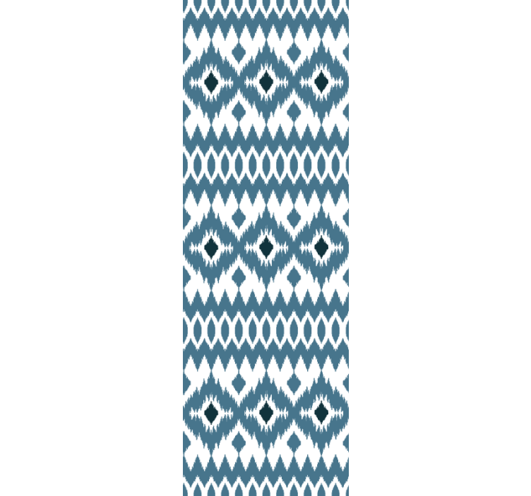 Rullgardin kök tribal mönster aztec stil - Tenstickers