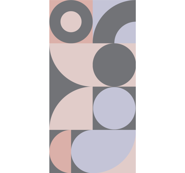 Rullgardin kök geometriska cirklar mönster - Tenstickers