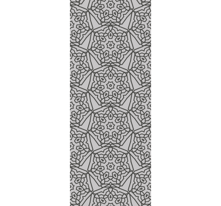 Rullgardin kök abstract arabiskt tile stil - Tenstickers