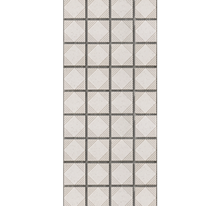 Rullgardin kök vita minimalistiska abstrakta plattor - Tenstickers