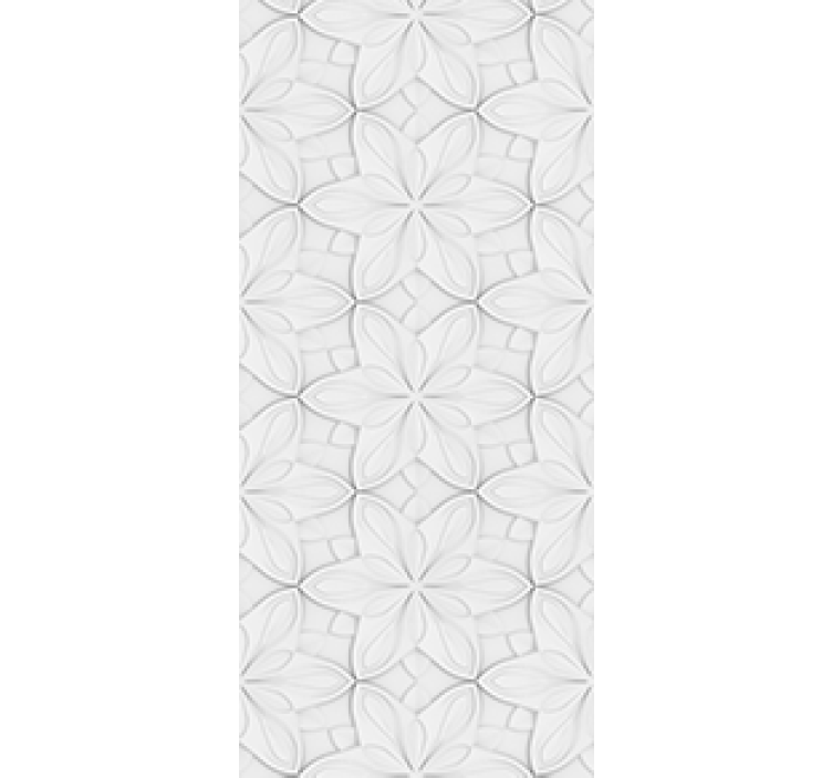 Rullgardin kök med minimalistiska hexagonplattor blommor - Tenstickers