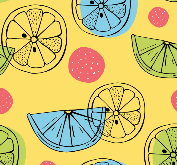 Rullgardin kök citrusfrukter - Tenstickers