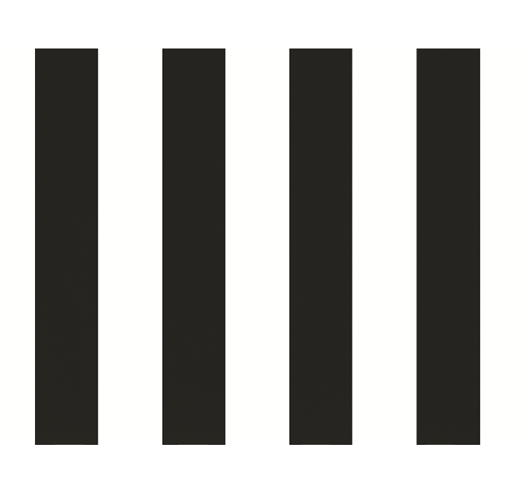 Rullgardin kök vita och svarta ränder - Tenstickers