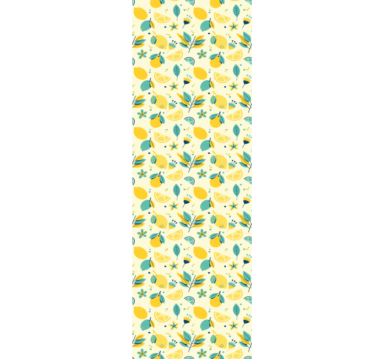 Rullgardin kök roliga citroner - Tenstickers