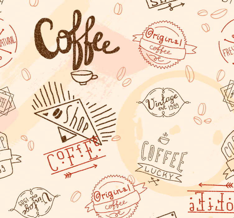 Rullgardin kök kaffekoppar - Tenstickers