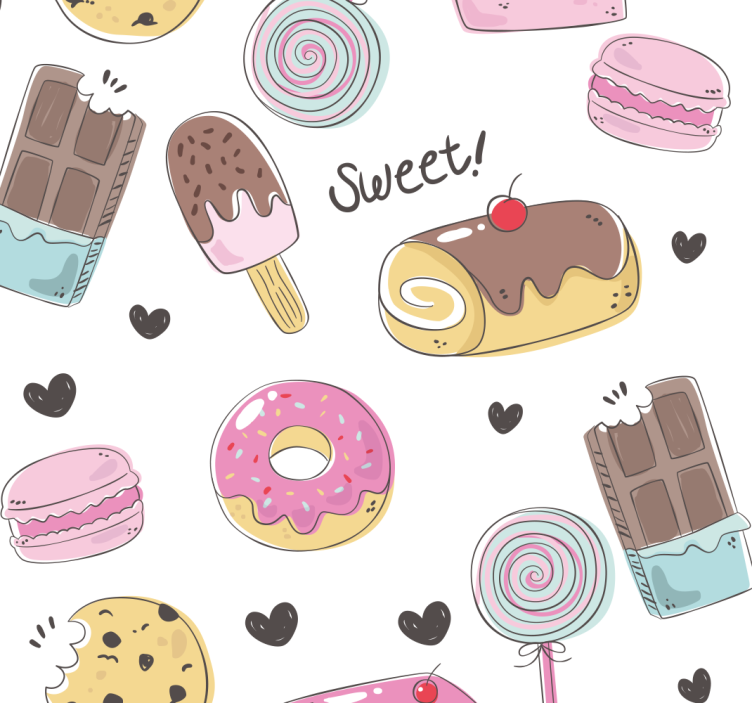 Rullgardin kök läckra desserter - Tenstickers