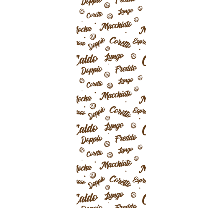 Rullgardin för matsal kaffe varje dag - Tenstickers