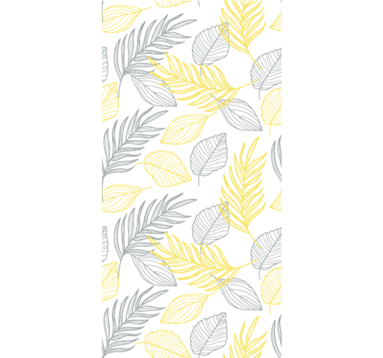Rullgardin för matsal pantone leafs - Tenstickers