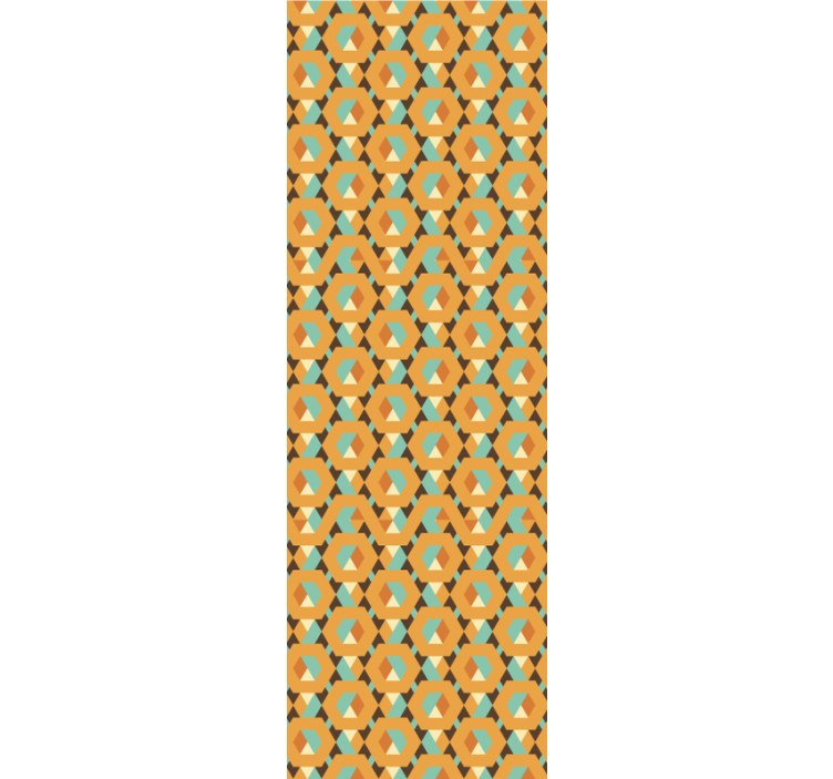 Rullgardin för matsal geometriska lugna former - Tenstickers