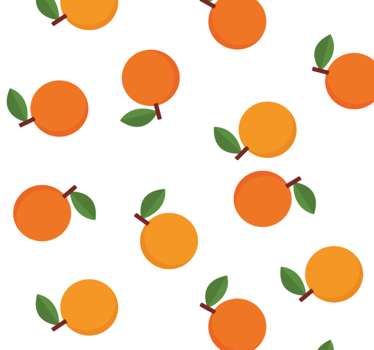 Rullgardin för matsal eleganta apelsiner - Tenstickers
