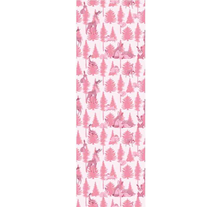 Rullgardin barn vacker rosa ren - Tenstickers