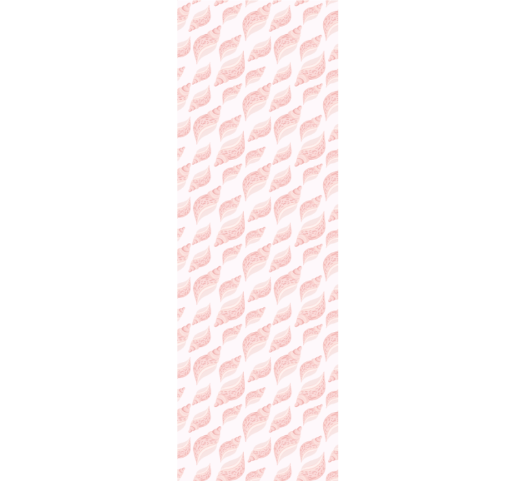 Rullgardin barn trendig rosa snäckmönster - Tenstickers