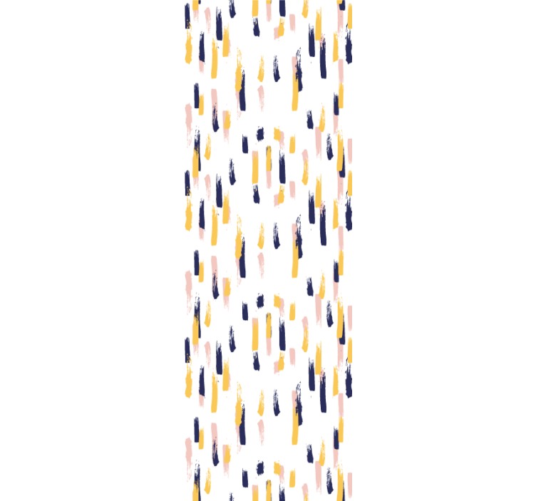 Rullgardin barn abstrakta moderna linjer - Tenstickers