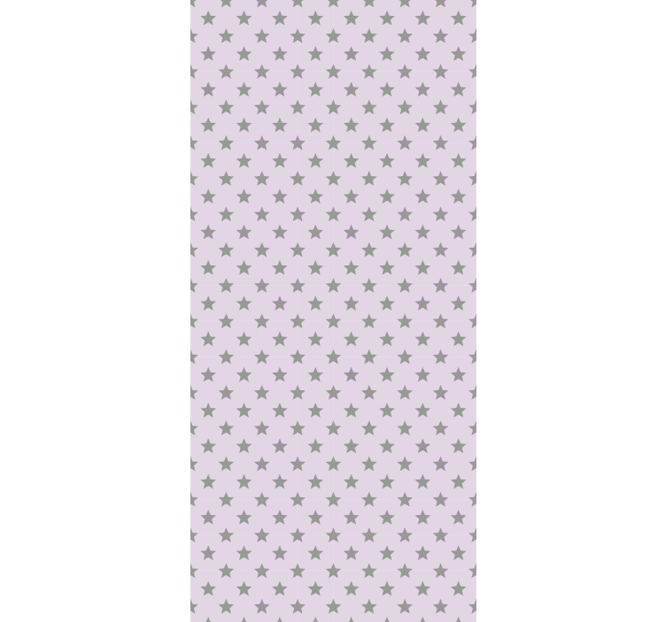 Rullgardin barn grå stjärnor rosa bakgrund - Tenstickers