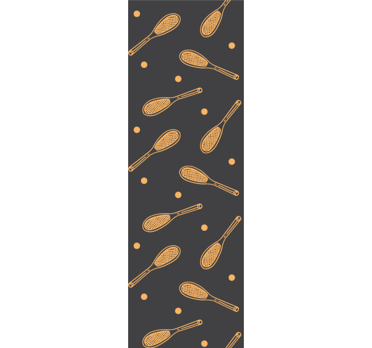 Rrullgardin barn orange racketar - Tenstickers