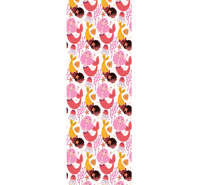 Rrullgardin barn glad sjöjungfru barn cartoon - Tenstickers