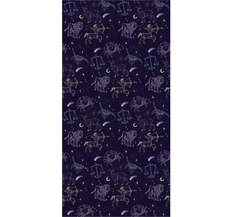 Rrullgardin barn stjärnbild mönster - Tenstickers