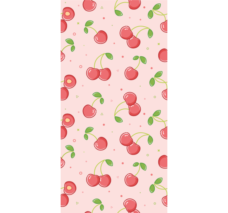 Rrullgardin barn rosa körsbär - Tenstickers