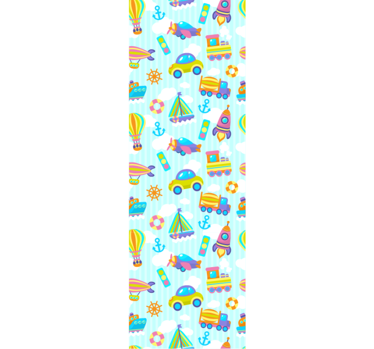 Rullgardin barn söt design av bilar - Tenstickers