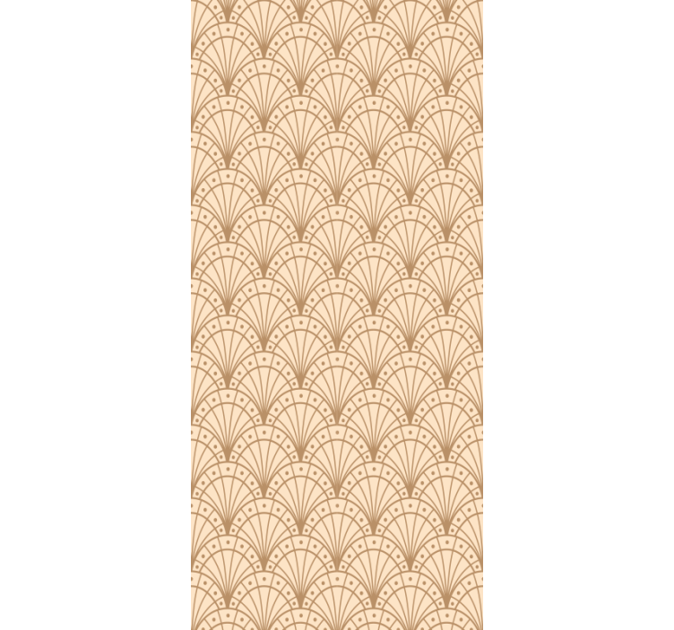 Rullgardin kontor elegant fläktmotiv - Tenstickers