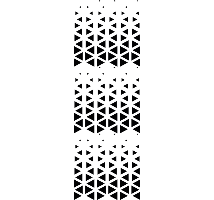 Rullgardin kontor geometrisk ombreeffekt - Tenstickers