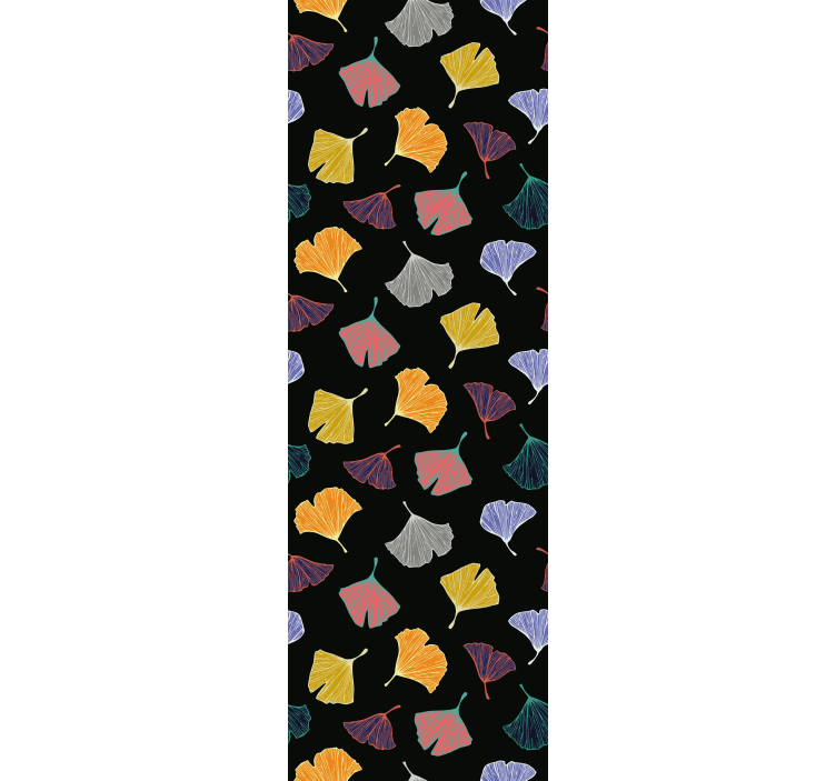 Rullgardin kontor caltero ginkgo leaf - Tenstickers