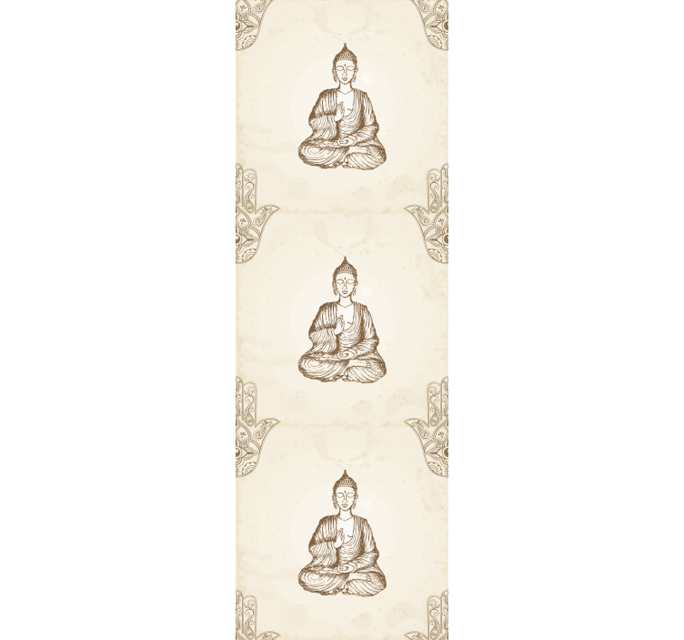 Rullgardin kontor buddha hamsa hand symbol - Tenstickers