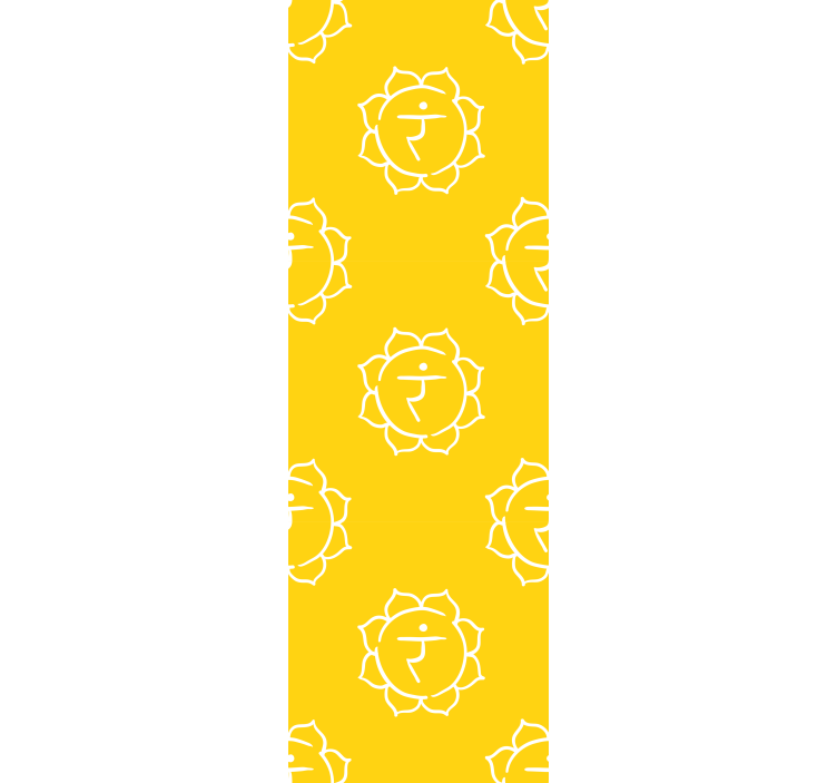 Rullgardin kontor solar plexus chakra symbol - Tenstickers