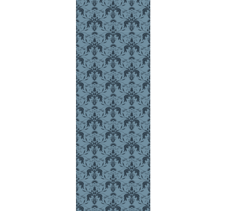 Rullgardin kontor blommiga former - Tenstickers